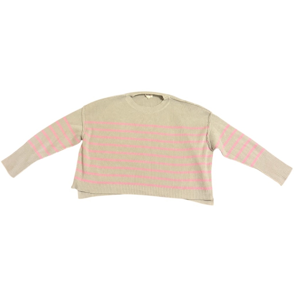BiBi Women’s Grey & Pink Knit Sweater
